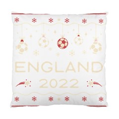 England T- Shirt England Ugly Christmas Sweater Soccer Football 2022 Xmas Pajama T- Shirt (1) Standard Cushion Case (one Side) by ZUXUMI