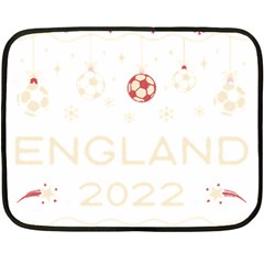 England T- Shirt England Ugly Christmas Sweater Soccer Football 2022 Xmas Pajama T- Shirt (1) Two Sides Fleece Blanket (mini) by ZUXUMI