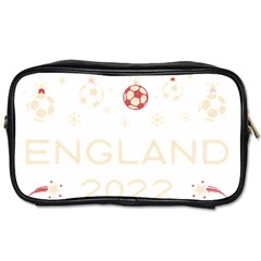 England T- Shirt England Ugly Christmas Sweater Soccer Football 2022 Xmas Pajama T- Shirt (1) Toiletries Bag (two Sides) by ZUXUMI