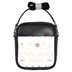 England T- Shirt England Ugly Christmas Sweater Soccer Football 2022 Xmas Pajama T- Shirt (1) Girls Sling Bag by ZUXUMI