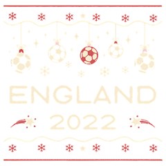 England T- Shirt England Ugly Christmas Sweater Soccer Football 2022 Xmas Pajama T- Shirt (1) Play Mat (rectangle) by ZUXUMI