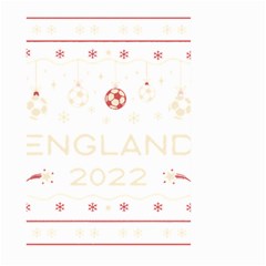 England T- Shirt England Ugly Christmas Sweater Soccer Football 2022 Xmas Pajama T- Shirt (1) Large Garden Flag (two Sides) by ZUXUMI