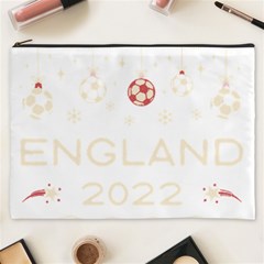 England T- Shirt England Ugly Christmas Sweater Soccer Football 2022 Xmas Pajama T- Shirt (1) Cosmetic Bag (xxxl) by ZUXUMI