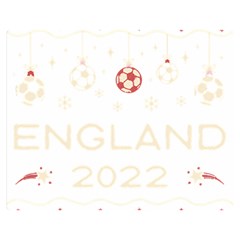 England T- Shirt England Ugly Christmas Sweater Soccer Football 2022 Xmas Pajama T- Shirt (1) Two Sides Premium Plush Fleece Blanket (medium) by ZUXUMI