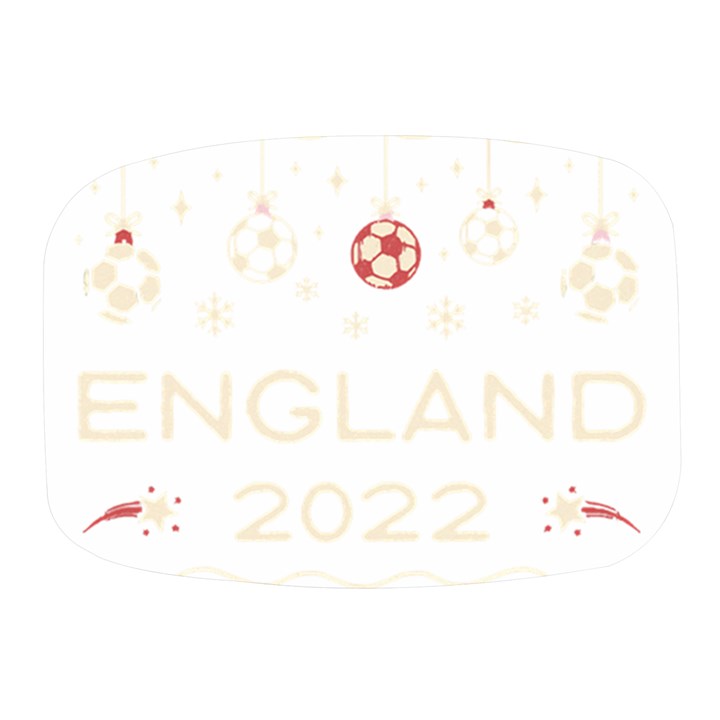 England T- Shirt England Ugly Christmas Sweater Soccer Football 2022 Xmas Pajama T- Shirt (1) Mini Square Pill Box