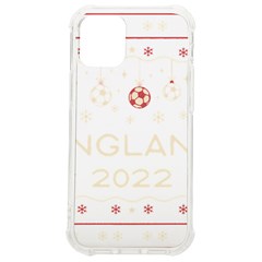 England T- Shirt England Ugly Christmas Sweater Soccer Football 2022 Xmas Pajama T- Shirt (1) Iphone 12 Mini Tpu Uv Print Case	 by ZUXUMI