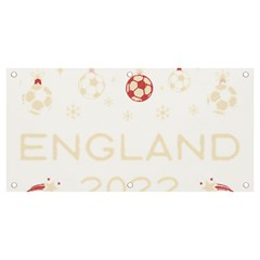 England T- Shirt England Ugly Christmas Sweater Soccer Football 2022 Xmas Pajama T- Shirt (1) Banner And Sign 4  X 2  by ZUXUMI