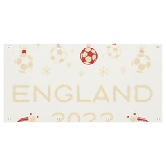 England T- Shirt England Ugly Christmas Sweater Soccer Football 2022 Xmas Pajama T- Shirt (1) Banner And Sign 8  X 4  by ZUXUMI