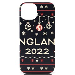 England T- Shirt England Ugly Christmas Sweater Soccer Football 2022 Xmas Pajama T- Shirt (1) Iphone 14 Black Uv Print Case by ZUXUMI