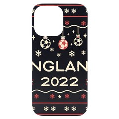 England T- Shirt England Ugly Christmas Sweater Soccer Football 2022 Xmas Pajama T- Shirt (1) Iphone 14 Pro Max Black Uv Print Case by ZUXUMI