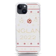 England T- Shirt England Ugly Christmas Sweater Soccer Football 2022 Xmas Pajama T- Shirt (1) Iphone 14 Tpu Uv Print Case by ZUXUMI