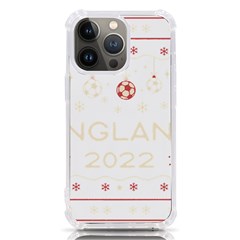 England T- Shirt England Ugly Christmas Sweater Soccer Football 2022 Xmas Pajama T- Shirt (1) Iphone 13 Pro Tpu Uv Print Case by ZUXUMI