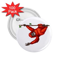 Orangutan T-shirtsteal Your Heart Orangutan 05 T-shirt 2.25  Buttons (100 pack) 