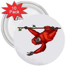 Orangutan T-shirtsteal Your Heart Orangutan 05 T-shirt 3  Buttons (10 pack) 