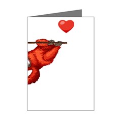 Orangutan T-shirtsteal Your Heart Orangutan 05 T-shirt Mini Greeting Card