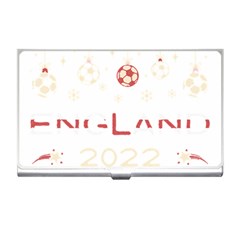 England T- Shirt England Ugly Christmas Sweater Soccer Football 2022 Xmas Pajama T- Shirt Business Card Holder by ZUXUMI