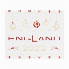 England T- Shirt England Ugly Christmas Sweater Soccer Football 2022 Xmas Pajama T- Shirt Small Glasses Cloth (2 Sides) by ZUXUMI