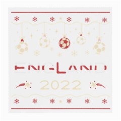 England T- Shirt England Ugly Christmas Sweater Soccer Football 2022 Xmas Pajama T- Shirt Medium Glasses Cloth (2 Sides) by ZUXUMI