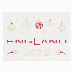 England T- Shirt England Ugly Christmas Sweater Soccer Football 2022 Xmas Pajama T- Shirt Large Glasses Cloth (2 Sides) by ZUXUMI