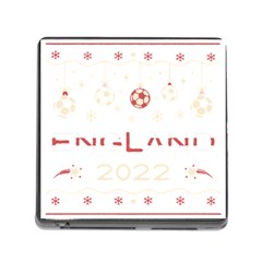 England T- Shirt England Ugly Christmas Sweater Soccer Football 2022 Xmas Pajama T- Shirt Memory Card Reader (square 5 Slot) by ZUXUMI