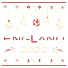 England T- Shirt England Ugly Christmas Sweater Soccer Football 2022 Xmas Pajama T- Shirt Play Mat (rectangle) by ZUXUMI