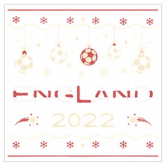 England T- Shirt England Ugly Christmas Sweater Soccer Football 2022 Xmas Pajama T- Shirt Lightweight Scarf  by ZUXUMI