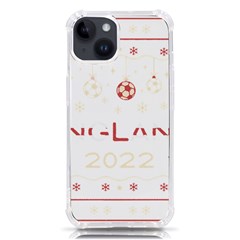 England T- Shirt England Ugly Christmas Sweater Soccer Football 2022 Xmas Pajama T- Shirt Iphone 14 Tpu Uv Print Case by ZUXUMI