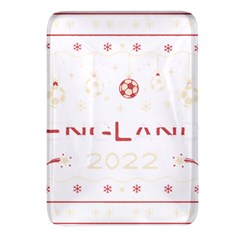 England T- Shirt England Ugly Christmas Sweater Soccer Football 2022 Xmas Pajama T- Shirt Rectangular Glass Fridge Magnet (4 Pack) by ZUXUMI