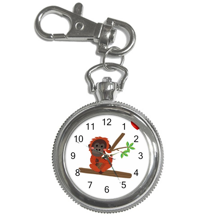 Orangutan T-shirtsteal Your Heart Orangutan 14 T-shirt Key Chain Watches