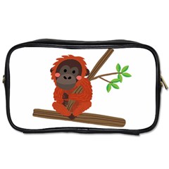 Orangutan T-shirtsteal Your Heart Orangutan 14 T-shirt Toiletries Bag (two Sides) by EnriqueJohnson