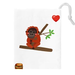 Orangutan T-shirtsteal Your Heart Orangutan 14 T-shirt Drawstring Pouch (4xl) by EnriqueJohnson