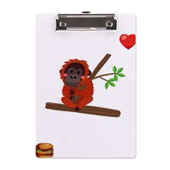 Orangutan T-shirtsteal Your Heart Orangutan 14 T-shirt A5 Acrylic Clipboard by EnriqueJohnson