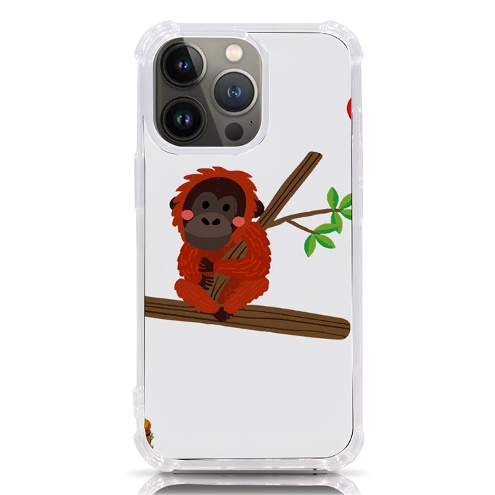 Orangutan T-shirtsteal Your Heart Orangutan 14 T-shirt iPhone 13 Pro TPU UV Print Case