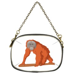 Orangutan T-shirtwhite Look Calm Orangutan 07 T-shirt (1) Chain Purse (one Side) by EnriqueJohnson