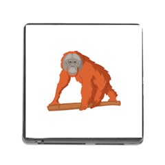 Orangutan T-shirtwhite Look Calm Orangutan 07 T-shirt (1) Memory Card Reader (square 5 Slot) by EnriqueJohnson