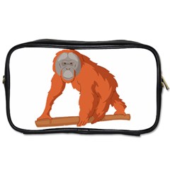 Orangutan T-shirtwhite Look Calm Orangutan 07 T-shirt (1) Toiletries Bag (two Sides) by EnriqueJohnson