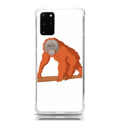 Orangutan T-shirtwhite Look Calm Orangutan 07 T-shirt (1) Samsung Galaxy S20plus 6 7 Inch Tpu Uv Case by EnriqueJohnson