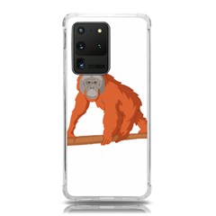 Orangutan T-shirtwhite Look Calm Orangutan 07 T-shirt (1) Samsung Galaxy S20 Ultra 6 9 Inch Tpu Uv Case by EnriqueJohnson