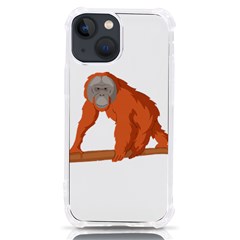 Orangutan T-shirtwhite Look Calm Orangutan 07 T-shirt (1) Iphone 13 Mini Tpu Uv Print Case by EnriqueJohnson