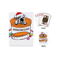 English Bulldog T- Shirt Cute English Bulldog T- Shirt Playing Cards Single Design (mini)