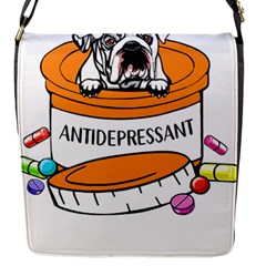 English Bulldog T- Shirt Cute English Bulldog T- Shirt Flap Closure Messenger Bag (s) by ZUXUMI