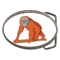 Orangutan T-shirtwhite Look Calm Orangutan 07 T-shirt Belt Buckles by EnriqueJohnson