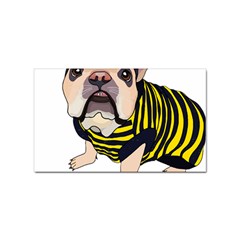 English Bulldog T- Shirt English Bee Dog T- Shirt Sticker (rectangular) by ZUXUMI