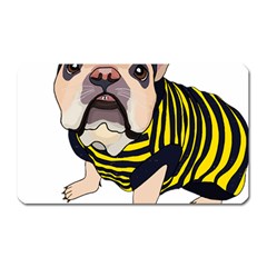 English Bulldog T- Shirt English Bee Dog T- Shirt Magnet (rectangular) by ZUXUMI