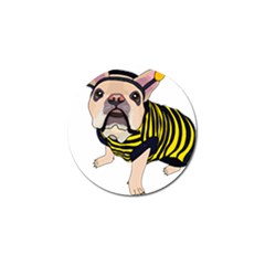 English Bulldog T- Shirt English Bee Dog T- Shirt Golf Ball Marker (4 Pack) by ZUXUMI