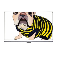 English Bulldog T- Shirt English Bee Dog T- Shirt Business Card Holder by ZUXUMI