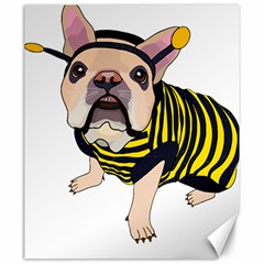 English Bulldog T- Shirt English Bee Dog T- Shirt Canvas 20  X 24  by ZUXUMI