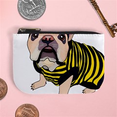 English Bulldog T- Shirt English Bee Dog T- Shirt Mini Coin Purse by ZUXUMI