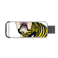 English Bulldog T- Shirt English Bee Dog T- Shirt Portable Usb Flash (one Side) by ZUXUMI