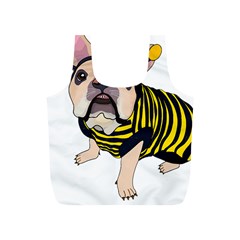 English Bulldog T- Shirt English Bee Dog T- Shirt Full Print Recycle Bag (s) by ZUXUMI